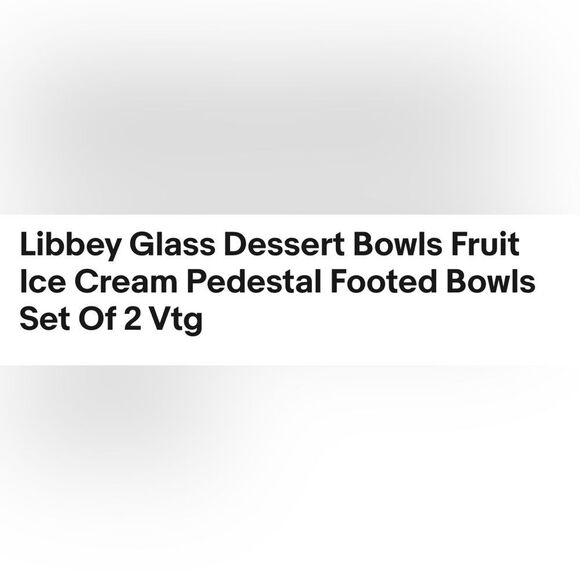 Libby Vintage Clear Glass Ribbed Compote Dessert Dishes Scalloped Pedestal Base - Picture 11 of 13